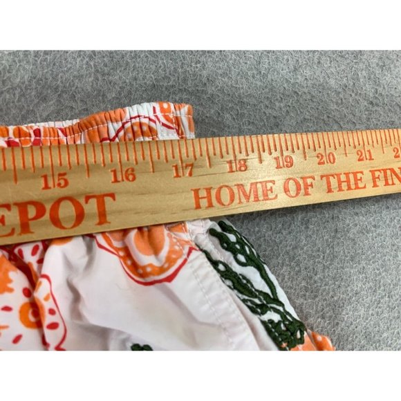 Vilebrequin Floral‎ Cotton Mesh Lined Swim Trunks (Men's 3XL) Orange - Picture 7 of 12